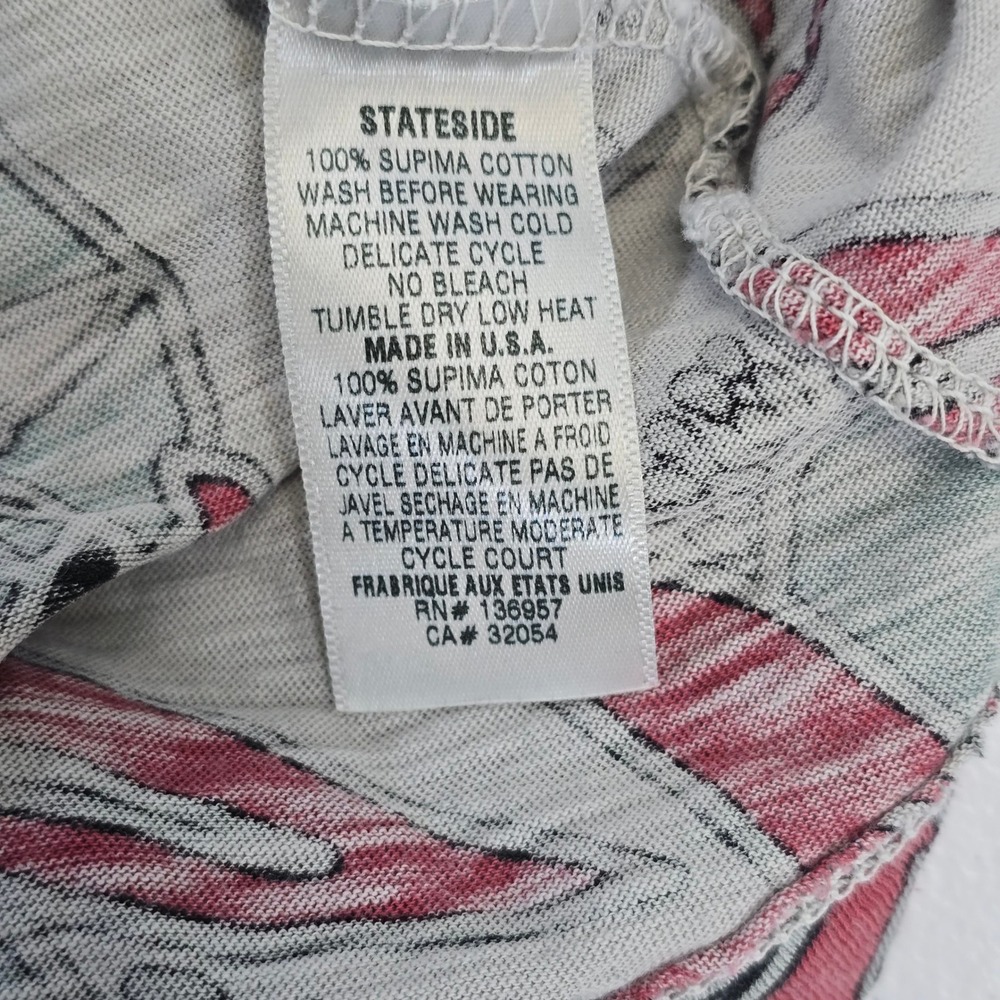 Stateside Floral Print Long Sleeve Top Women's L Made in USA - Picture 6 of 7